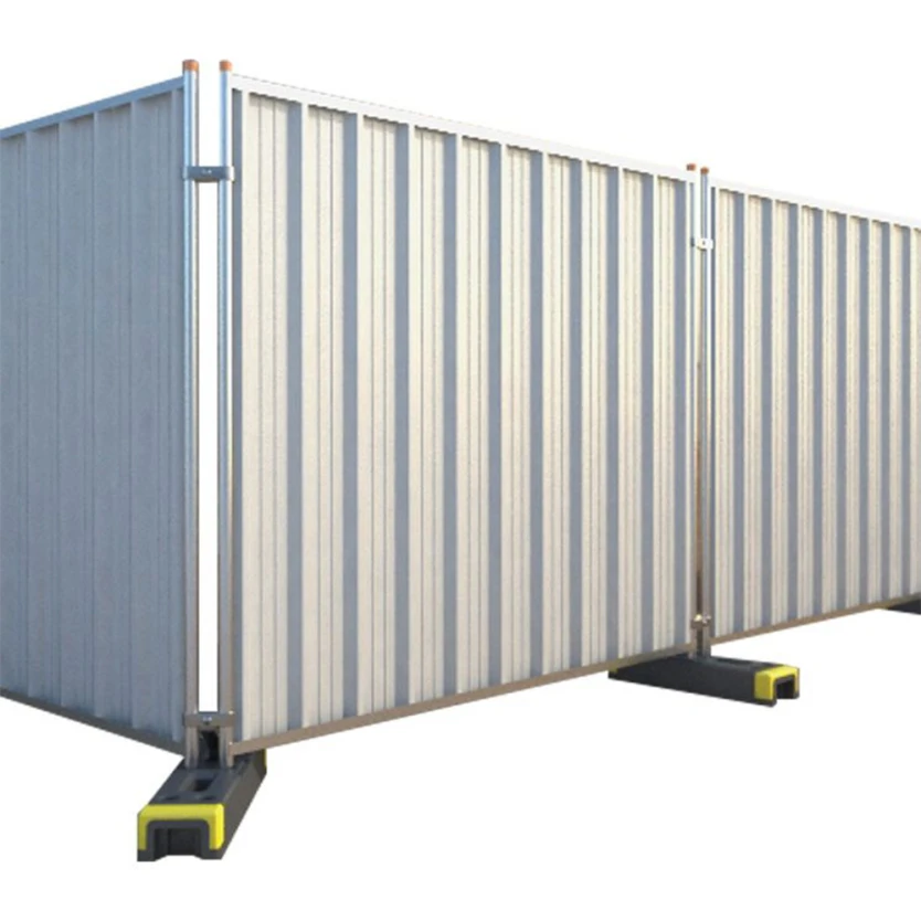 Portable Steel Site Hoarding Panels